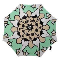Angry Girl Hook Handle Umbrellas (medium) by snowwhitegirl