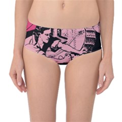 Working Woman Mid-waist Bikini Bottoms by snowwhitegirl