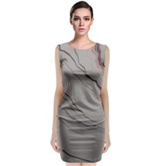 Wine 2 Sleeveless Velvet Midi Dress by WILLBIRDWELL