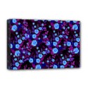Purple Blue  Roses Deluxe Canvas 18  x 12  (Stretched) View1