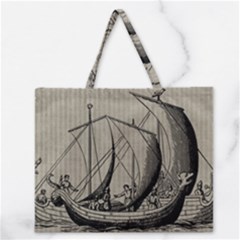 Ship 1515875 1280 Zipper Large Tote Bag by vintage2030