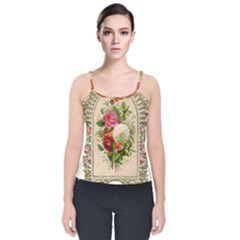 Ornate 1171143 1280 Velvet Spaghetti Strap Top by vintage2030