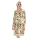Paris 1122617 1920 Long Sleeve Velvet Front Wrap Dress View1