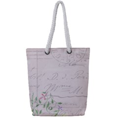 Background 1071141 1920 Full Print Rope Handle Tote (small) by vintage2030