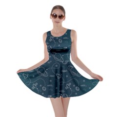 Retro Space Pattern Skater Dress by JadehawksAnD