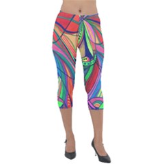 Wild Love Lightweight Velour Capri Leggings  by nicholakarma