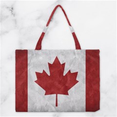 Canada Grunge Flag Medium Tote Bag by Valentinaart