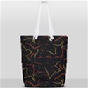 Lines Abstract Print Full Print Rope Handle Tote (Small) View2