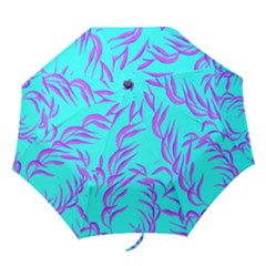 Branches Leaves Colors Summer Folding Umbrellas by Simbadda