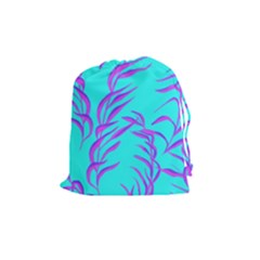 Branches Leaves Colors Summer Drawstring Pouch (medium) by Simbadda