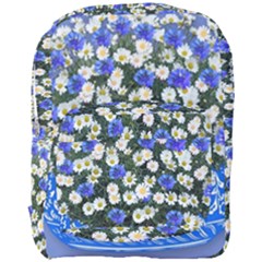 Marguerite Cornflower Vase Blossom Full Print Backpack by Simbadda