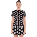 Donuts pattern Drop Hem Mini Chiffon Dress View1