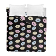 Donuts Pattern Duvet Cover Double Side (full/ Double Size) by Valentinaart