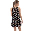 Donuts pattern Halter Tie Back Chiffon Dress View2
