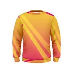 Abstract Art Background Beautiful Kids  Sweatshirt by Simbadda