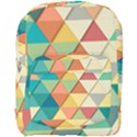 Background Geometric Triangle Full Print Backpack View1