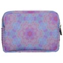Pattern Pink Hexagon Flower Design Make Up Pouch (Medium) View2