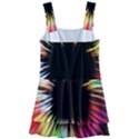 Color Background Structure Lines Kids  Layered Skirt Swimsuit View2