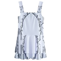Leighton Floriated Antique Scroll Kids  Layered Skirt Swimsuit by Simbadda