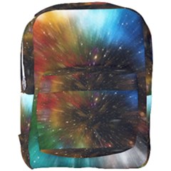 Universe Galaxy Sun Star Movement Full Print Backpack by Simbadda