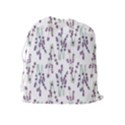 Flower Pattern Pattern Design Drawstring Pouch (XL) View2