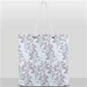 Flower Pattern Pattern Design Full Print Rope Handle Tote (Large) View1