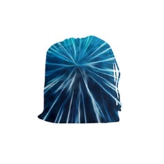 Background Structure Lines Drawstring Pouch (medium) by Celenk