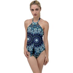 Pattern Abstract Background Art Go With The Flow One Piece Swimsuit by Celenk