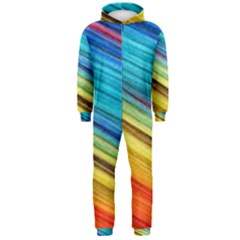 Rainbow Hooded Jumpsuit (men)  by NSGLOBALDESIGNS2