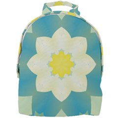 Pattern Flower Abstract Pastel Mini Full Print Backpack by Simbadda