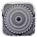 Graphic Design Round Geometric Mini Square Pouch View1