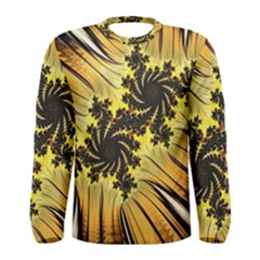 Fractal Art Colorful Pattern Men s Long Sleeve Tee by Simbadda