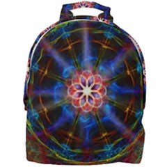 Mandala Pattern Kaleidoscope Mini Full Print Backpack by Simbadda