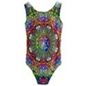 Mandala Pattern Ornaments Structure Kids  Cut-Out Back One Piece Swimsuit View1
