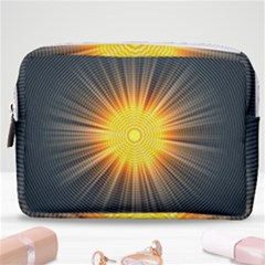 Background Mandala Sun Rays Make Up Pouch (medium) by Simbadda