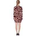 Gulf lrint V-neck Bodycon Long Sleeve Dress View2