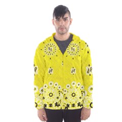 Grunge Yellow Bandana Hooded Windbreaker (men) by dressshop