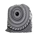 Graphic Design Round Geometric Drawstring Pouch (XXL) View1