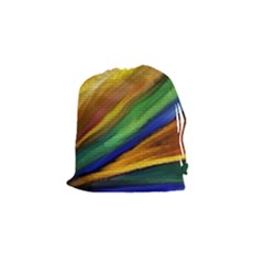 Graffiti Painting Pattern Abstract Drawstring Pouch (small) by Nexatart