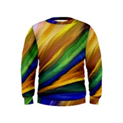 Graffiti Painting Pattern Abstract Kids  Sweatshirt by Nexatart