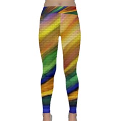 Graffiti Painting Pattern Abstract Classic Yoga Leggings by Nexatart