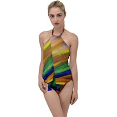 Graffiti Painting Pattern Abstract Go With The Flow One Piece Swimsuit by Nexatart