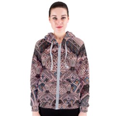 Pattern Decoration Art Architecture Women s Zipper Hoodie by Nexatart