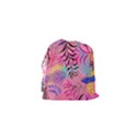 Illustration Reason Leaves Design Drawstring Pouch (XS) View2