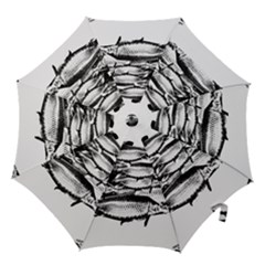 Carp Fish Hook Handle Umbrellas (medium) by kunstklamotte023