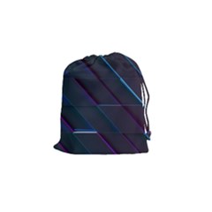 Glass Scifi Violet Ultraviolet Drawstring Pouch (small) by Sapixe