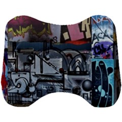 Lost Places Abandoned Train Station Head Support Cushion by Sapixe