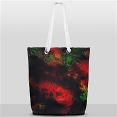 Background Art Abstract Watercolor Full Print Rope Handle Tote (small) by Sapixe