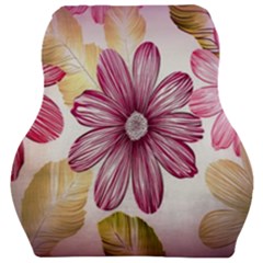 Print Fabric Pattern Texture Car Seat Velour Cushion  by Sapixe