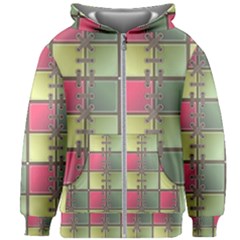 Seamless Pattern Seamless Design Kids Zipper Hoodie Without Drawstring by Sapixe